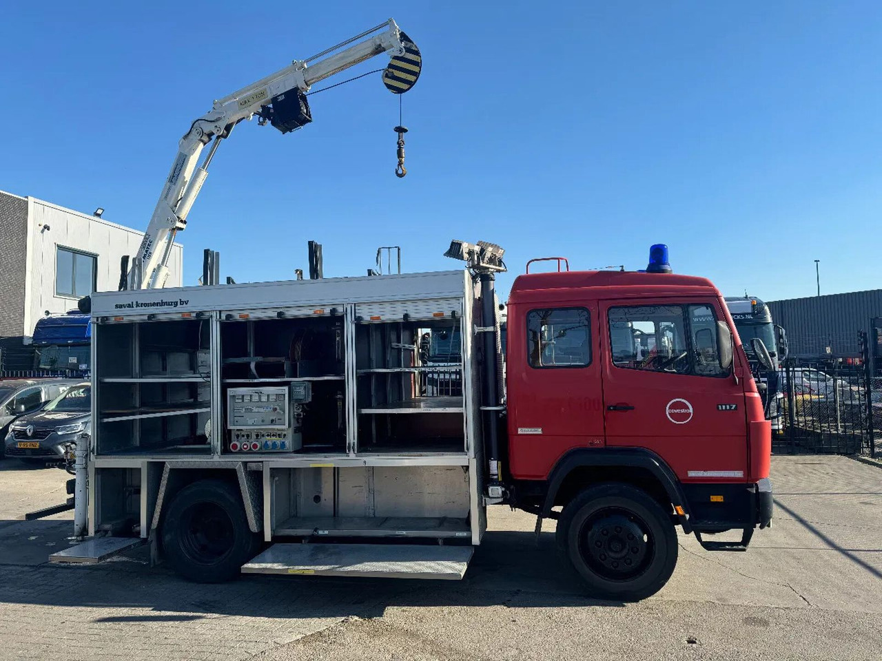 Mercedes-Benz 1117 4X2 FIRE TRUCK HIAB 050A ONLY 105787 KM - Грузовик, Автоманипулятор: фото 3 Mercedes-Benz 1117 4X2 FIRE TRUCK HIAB 050A ONLY 105787 KM - Грузовик, Автоманипулятор: фото 3