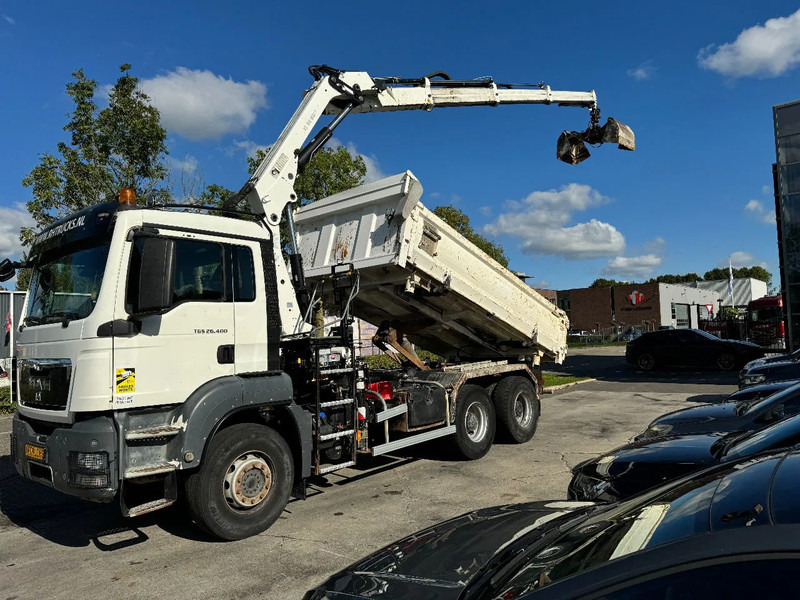 MAN TGS 26.400 6X4 HIAB 166D + REMOTE CONTROL + 2 WAYS KIPPER TÜV TILL 07-2025 - Автоманипулятор: фото 3 MAN TGS 26.400 6X4 HIAB 166D + REMOTE CONTROL + 2 WAYS KIPPER TÜV TILL 07-2025 - Автоманипулятор: фото 3