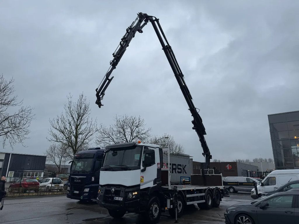 Renault C430 8X4 - EURO 6 + HIAB 288 E-5 + JIB 70X-4 + R - Грузовик бортовой/ Платформа, Автоманипулятор: фото 3 Renault C430 8X4 - EURO 6 + HIAB 288 E-5 + JIB 70X-4 + R - Грузовик бортовой/ Платформа, Автоманипулятор: фото 3