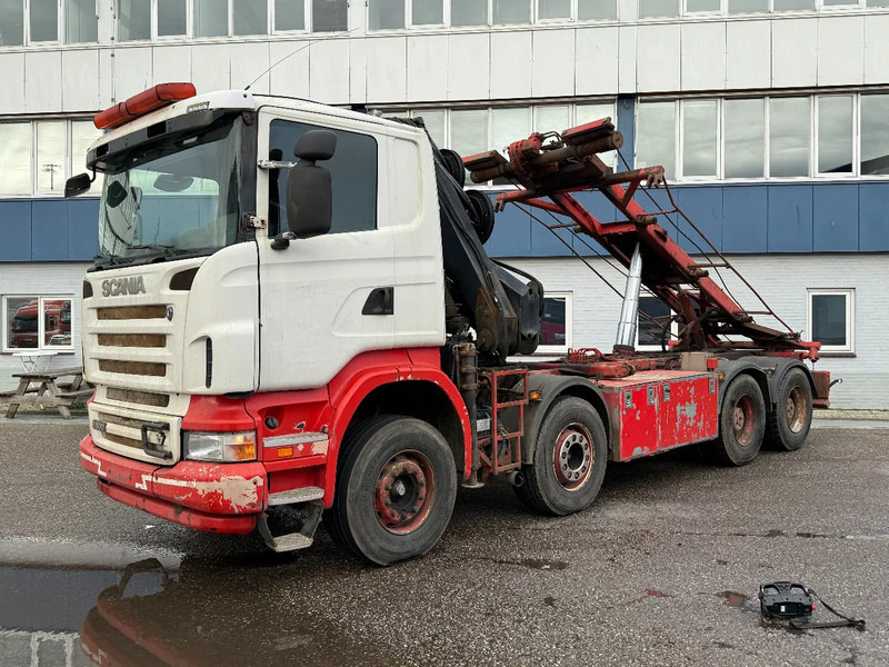 Scania R500 V8 8X4 + HIAB 220-5 + REMOTE + CABLELIFT - FULL STEEL SUSP. MANUAL GEAR. BIG AXLES - Тросовый мультилифт, Автоманипулятор: фото 4 Scania R500 V8 8X4 + HIAB 220-5 + REMOTE + CABLELIFT - FULL STEEL SUSP. MANUAL GEAR. BIG AXLES - Тросовый мультилифт, Автоманипулятор: фото 4