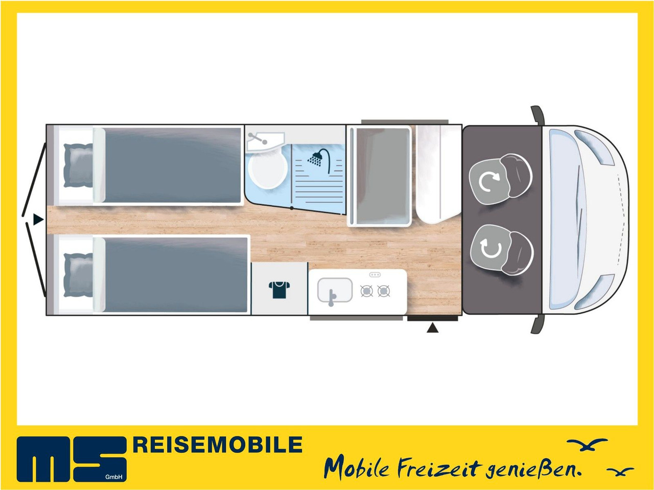 Chausson V697 SPORT LINE / 140PS-8G / EINZELBETTEN - GARA - Кастенваген: фото 2 Chausson V697 SPORT LINE / 140PS-8G / EINZELBETTEN - GARA - Кастенваген: фото 2