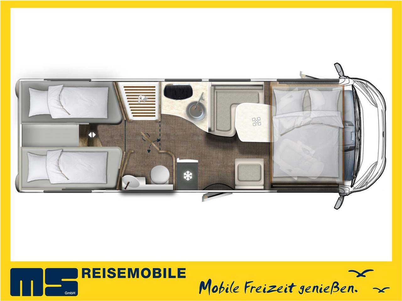 Eura Mobil INTEGRA LINE 720 EB /180PS-9G MAXI/ EINZELBETTEN - Интегрированный автодом: фото 2 Eura Mobil INTEGRA LINE 720 EB /180PS-9G MAXI/ EINZELBETTEN - Интегрированный автодом: фото 2