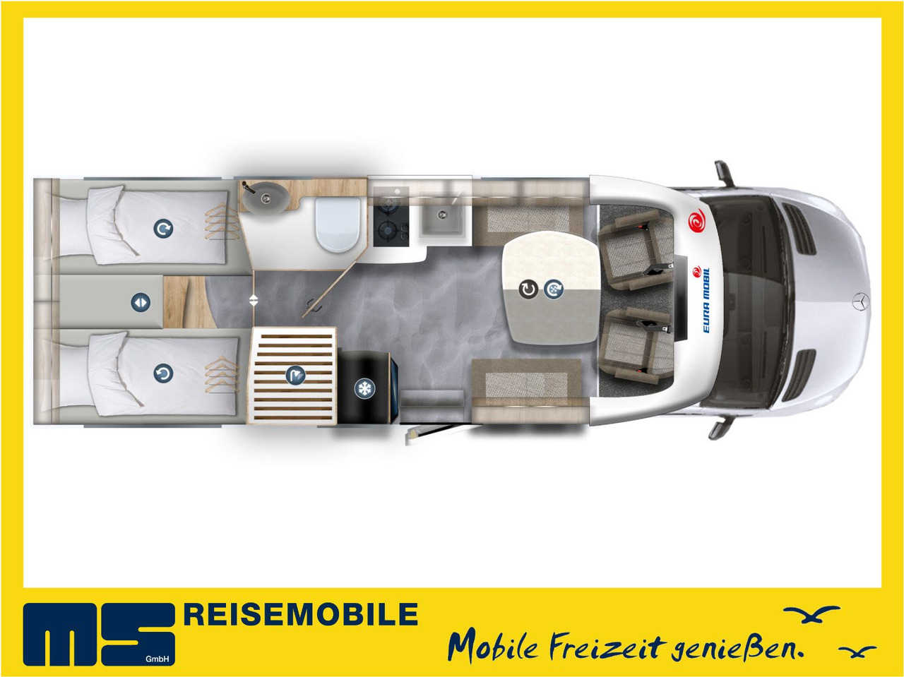 Eura Mobil PROFILA T 726 EF /- 2026 - / GOLD - LEVEL PAKET - Полуинтегрированный автодом: фото 2 Eura Mobil PROFILA T 726 EF /- 2026 - / GOLD - LEVEL PAKET - Полуинтегрированный автодом: фото 2