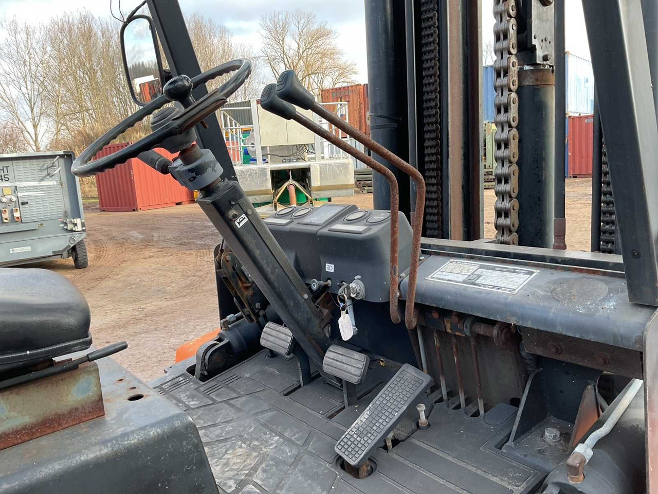 Вилочный погрузчик 2000 DOOSAN D 70 S-2 FORKLIFT: фото 9