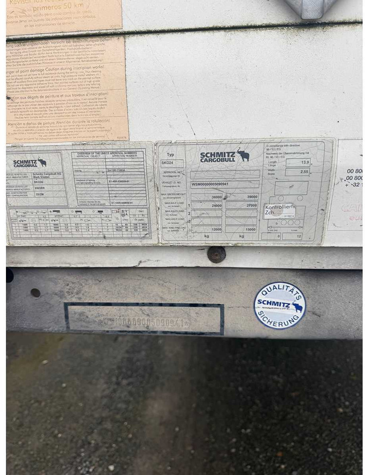 SCHMITZ CARGOBULL AG - SKO24 REFRIGERATED BOX SEMI-TRAILER - 2011 - SEMI-TRAILER - Полуприцеп: фото 4 SCHMITZ CARGOBULL AG - SKO24 REFRIGERATED BOX SEMI-TRAILER - 2011 - SEMI-TRAILER - Полуприцеп: фото 4