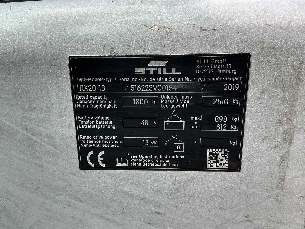 Вилочный погрузчик STILL - RX20-18 - FORKLIFT TRUCKS - 2019: фото 11 Вилочный погрузчик STILL - RX20-18 - FORKLIFT TRUCKS - 2019: фото 11