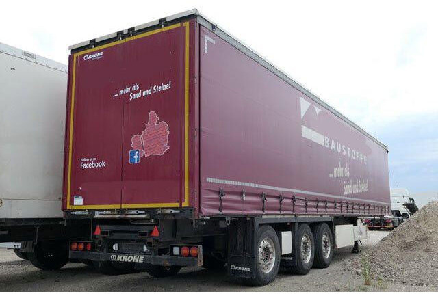 Krone SD, Gelenkt, Luft-Lift, Mitnahmestapler, Edscha - Тентованный полуприцеп: фото 5 Krone SD, Gelenkt, Luft-Lift, Mitnahmestapler, Edscha - Тентованный полуприцеп: фото 5