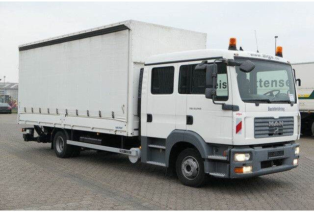 MAN 12.240 TGL, DOKA, LBW, AHK, Klima, 6 Sitze - Тентованный грузовик: фото 4 MAN 12.240 TGL, DOKA, LBW, AHK, Klima, 6 Sitze - Тентованный грузовик: фото 4