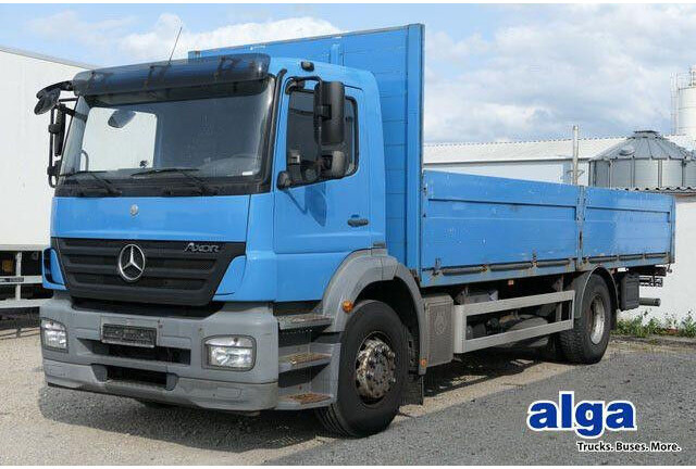 Mercedes-Benz 1833 L Axor 4x2, 7.200mm lang, AHK, Gerüst,Klima - Грузовик бортовой/ Платформа: фото 1 Mercedes-Benz 1833 L Axor 4x2, 7.200mm lang, AHK, Gerüst,Klima - Грузовик бортовой/ Платформа: фото 1