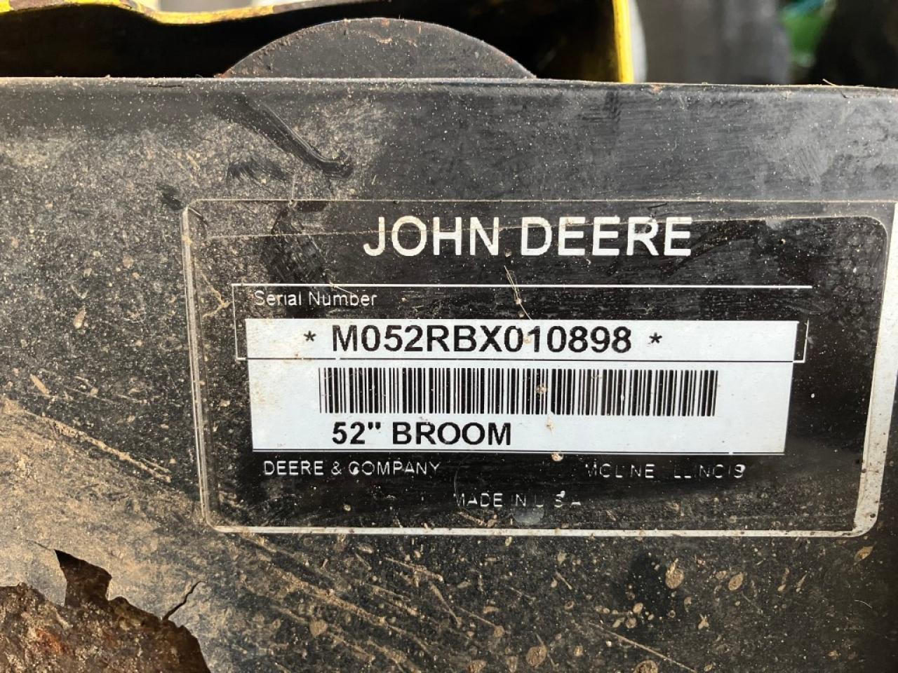 John Deere 52 inch Broom - Щетка: фото 3 John Deere 52 inch Broom - Щетка: фото 3