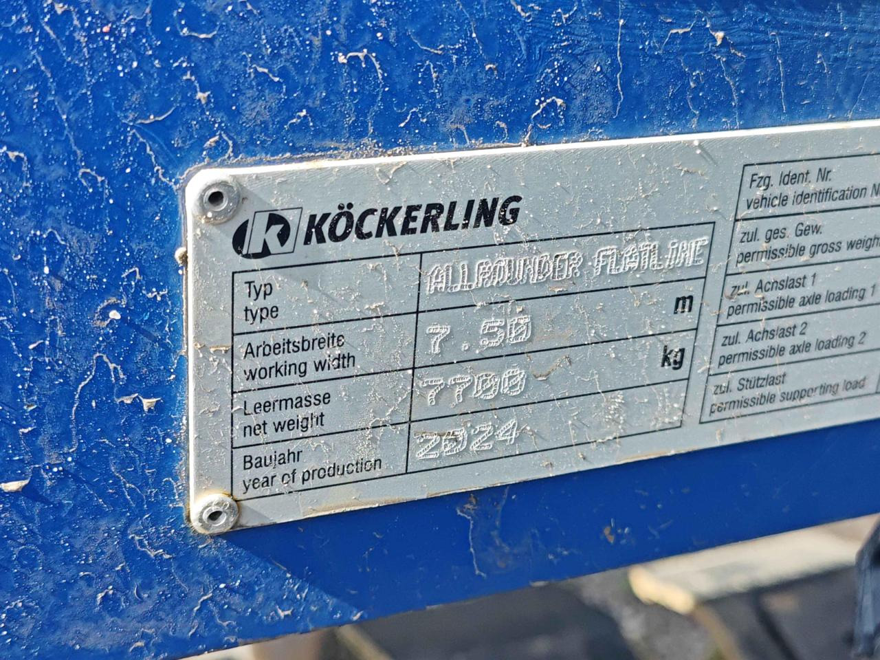 Культиватор Köckerling Allrounder flatline 750: фото 11