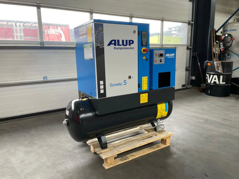 Alup Sonetto 5 + 200 Elektrische Schroefcompressor 4 kW 470 L / min 10 Bar met droger en ketel - Воздушный компрессор: фото 2 Alup Sonetto 5 + 200 Elektrische Schroefcompressor 4 kW 470 L / min 10 Bar met droger en ketel - Воздушный компрессор: фото 2