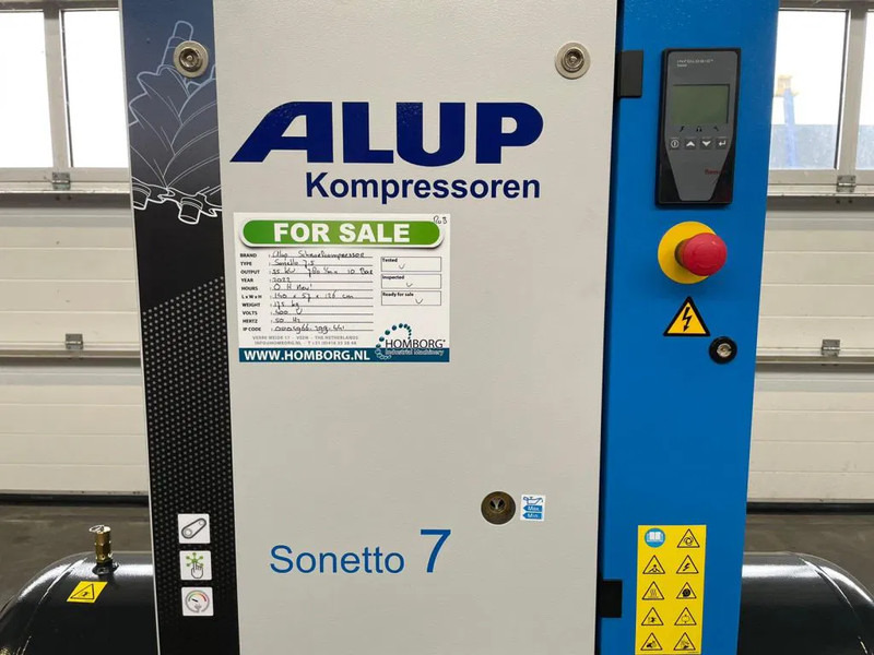 Alup Sonetto 7.5 + 200 Elektrische Schroefcompressor 5.5 kw 780 L / min 10 Bar - Воздушный компрессор: фото 5 Alup Sonetto 7.5 + 200 Elektrische Schroefcompressor 5.5 kw 780 L / min 10 Bar - Воздушный компрессор: фото 5