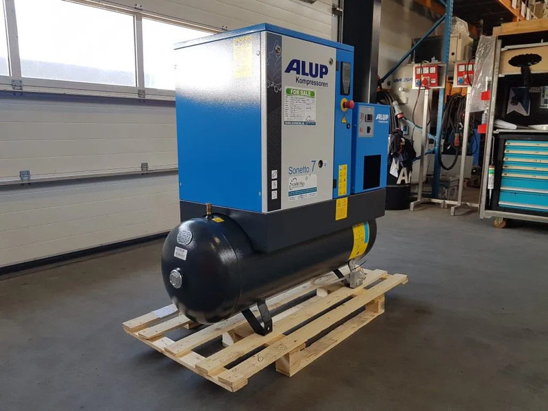 Alup Sonetto 7.5 + 200 Elektrische Schroefcompressor met ketel en droger 5.5 kW 750 L / min 10 Bar - Воздушный компрессор: фото 2 Alup Sonetto 7.5 + 200 Elektrische Schroefcompressor met ketel en droger 5.5 kW 750 L / min 10 Bar - Воздушный компрессор: фото 2