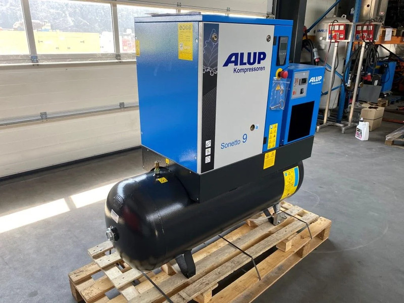 Alup Sonetto 9+ 270 Elektrische Schroefcompressor met ketel en droger 7.5 kW 980 L / min 10 Bar - Воздушный компрессор: фото 2 Alup Sonetto 9+ 270 Elektrische Schroefcompressor met ketel en droger 7.5 kW 980 L / min 10 Bar - Воздушный компрессор: фото 2