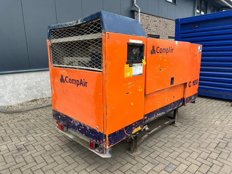 Compair C100 Mercedes OM 364 A 10.5 m3 / min 77 kW 7 Bar Silent Diesel Compressor - Воздушный компрессор: фото 2 Compair C100 Mercedes OM 364 A 10.5 m3 / min 77 kW 7 Bar Silent Diesel Compressor - Воздушный компрессор: фото 2