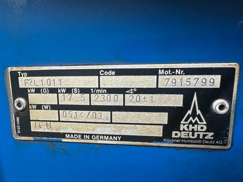 Электрогенератор Deutz F2L 1011 Stamford 11 kVA generatorset: фото 7 Электрогенератор Deutz F2L 1011 Stamford 11 kVA generatorset: фото 7