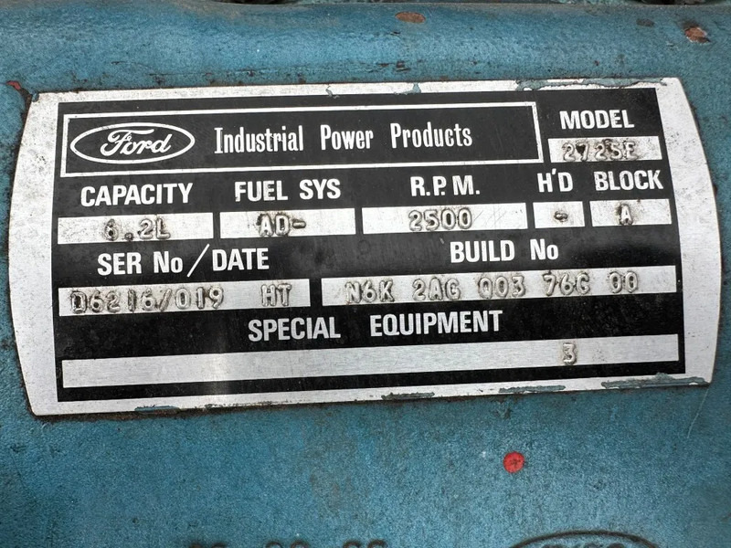 Ford 2725E SPP 230 m3 / h 9 Bar Diesel Waterpomp 207 hours ! - Насос для воды: фото 5 Ford 2725E SPP 230 m3 / h 9 Bar Diesel Waterpomp 207 hours ! - Насос для воды: фото 5