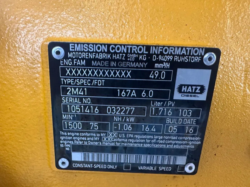 Hatz 2M41 Stamford 17.5 kVA generatorset - Электрогенератор: фото 3 Hatz 2M41 Stamford 17.5 kVA generatorset - Электрогенератор: фото 3
