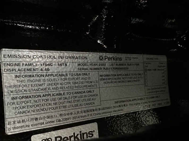 Новый Электрогенератор Perkins 1104C-44TAG2 Leroy Somer 110 kVA Silent generatorset LOADSHARING / SYNCHRONISING TO GRID: фото 17