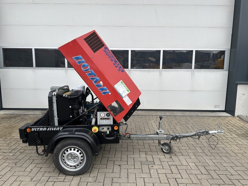 Rotair MDVN 22 K Kubota 2000 L / min 6.5 Bar Mobiele Diesel Compressor as New ! - Воздушный компрессор: фото 3 Rotair MDVN 22 K Kubota 2000 L / min 6.5 Bar Mobiele Diesel Compressor as New ! - Воздушный компрессор: фото 3