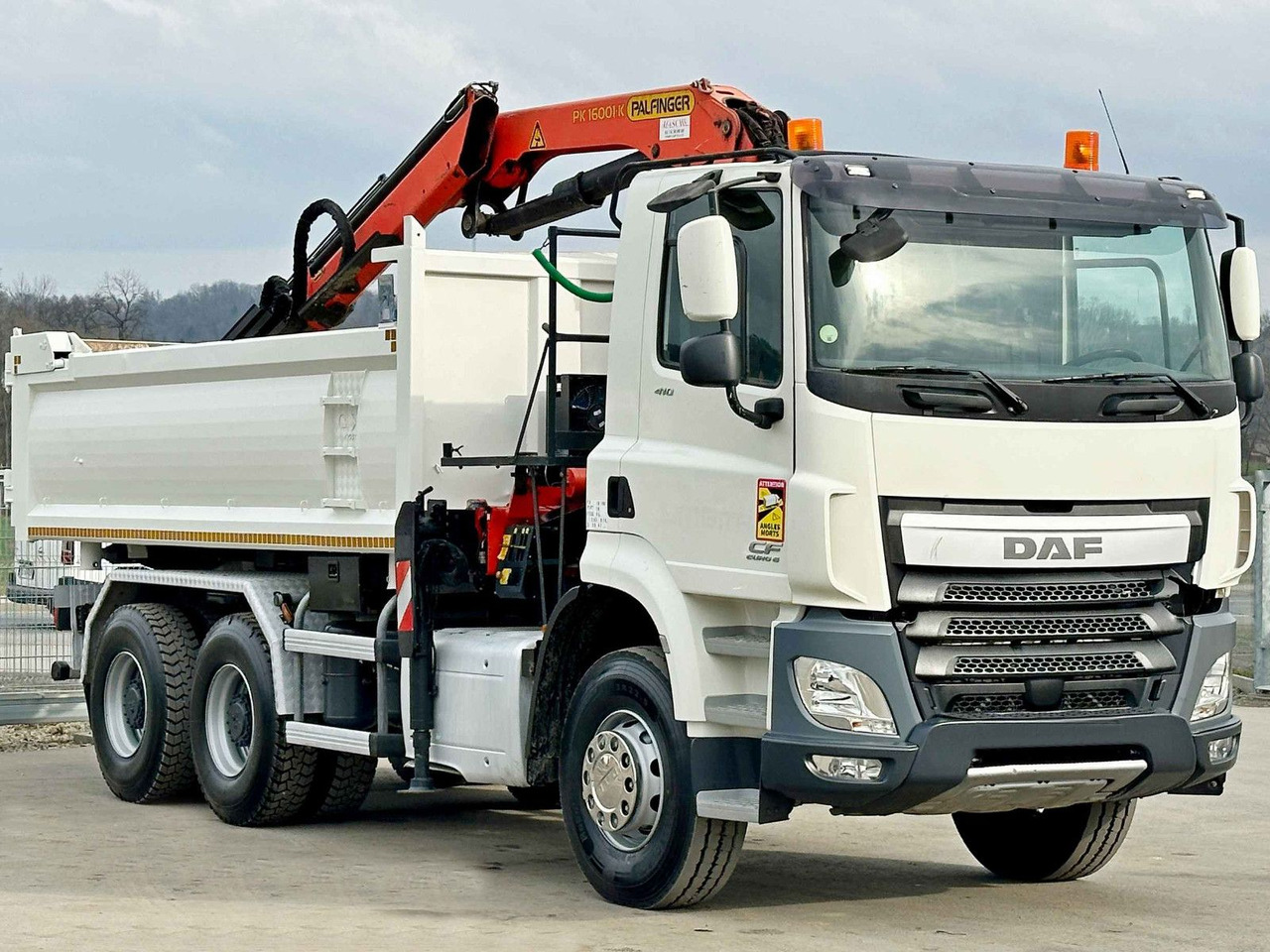 DAF CF 410 * Kipper 4,90 m + PK 16001 - K B * 6x4 - Автоманипулятор: фото 4 DAF CF 410 * Kipper 4,90 m + PK 16001 - K B * 6x4 - Автоманипулятор: фото 4