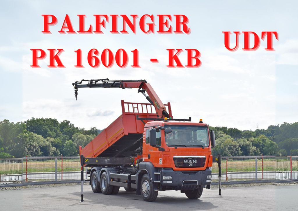 MAN TGS 26.360 Kipper 6,10m* PK 16001 - KB/FUNK* 6x4 - Самосвал, Автоманипулятор: фото 1 MAN TGS 26.360 Kipper 6,10m* PK 16001 - KB/FUNK* 6x4 - Самосвал, Автоманипулятор: фото 1