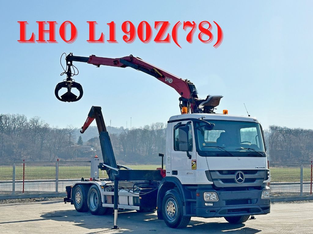 Mercedes-Benz ACTROS 2544 * ABROLLKIPPER * LHO L190Z(78) * TOP - Крюковой мультилифт, Автоманипулятор: фото 1 Mercedes-Benz ACTROS 2544 * ABROLLKIPPER * LHO L190Z(78) * TOP - Крюковой мультилифт, Автоманипулятор: фото 1