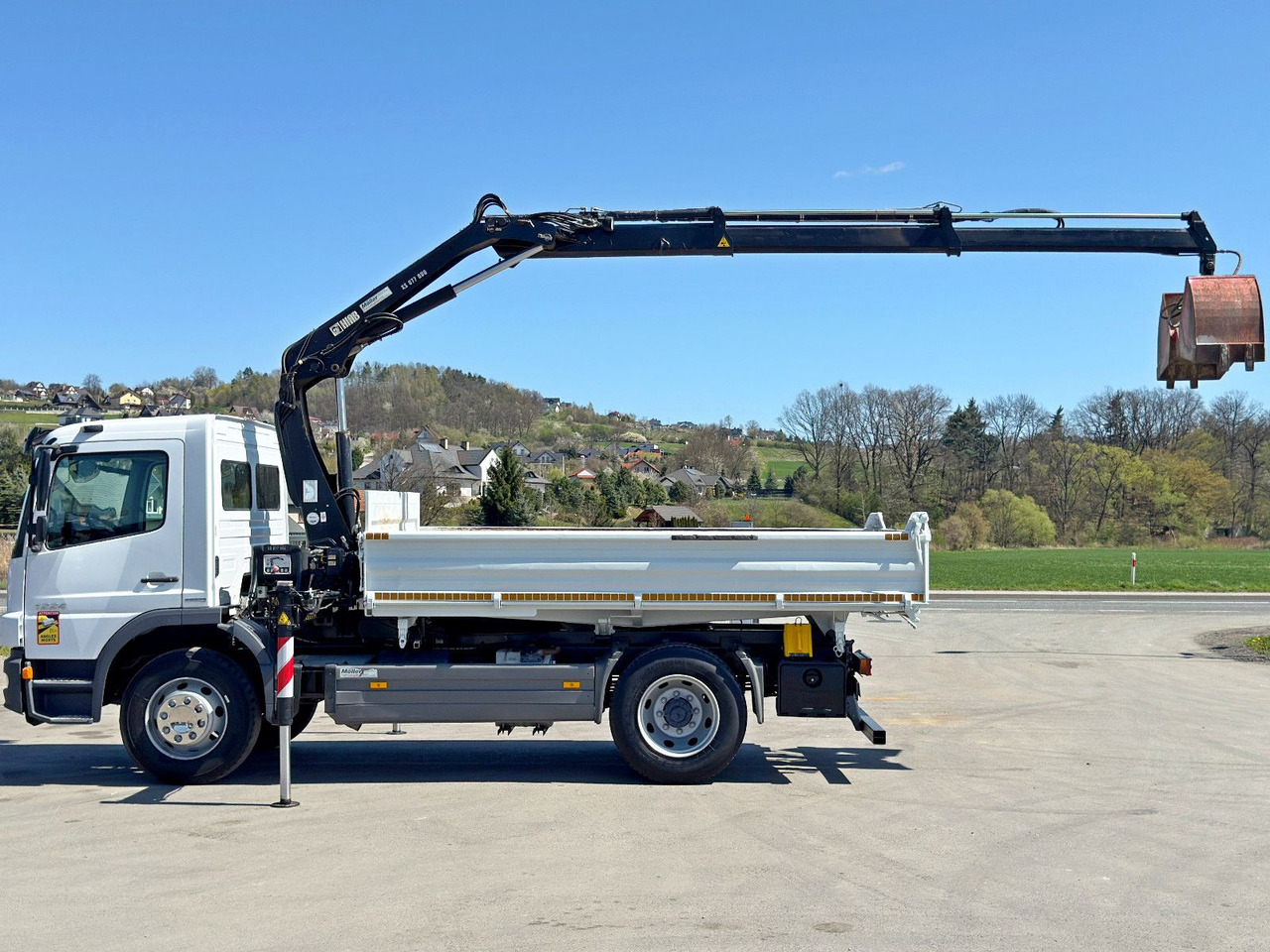 Автоманипулятор Mercedes-Benz ATEGO 1224 * KIPPER 4,00 m * HIAB 077 BS - 2 DUO: фото 6