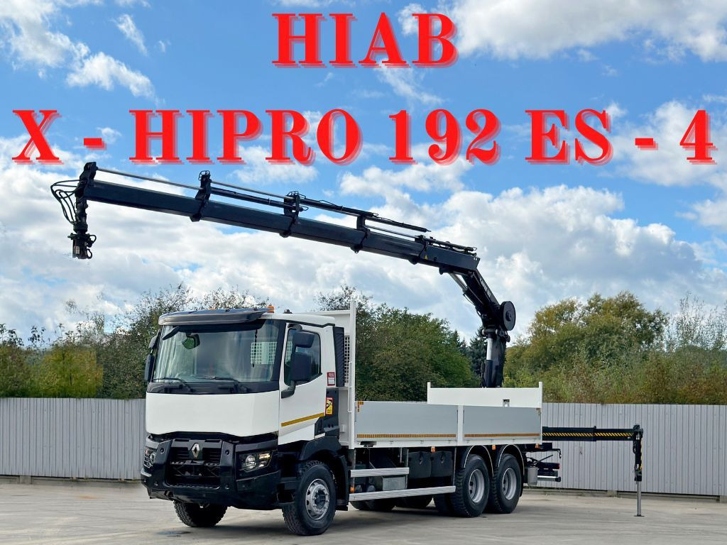 Renault C 430 *HIAB X - HIPRO 192 ES -4 + FUNK* 6x4 - Автоманипулятор: фото 1 Renault C 430 *HIAB X - HIPRO 192 ES -4 + FUNK* 6x4 - Автоманипулятор: фото 1