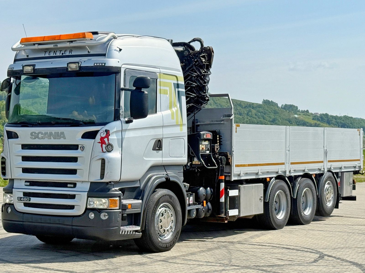 Scania R480 PRITSCHE 6,85m *HIAB 377 E-8 HIPRO/FUNK*8x4 - Автоманипулятор: фото 4 Scania R480 PRITSCHE 6,85m *HIAB 377 E-8 HIPRO/FUNK*8x4 - Автоманипулятор: фото 4