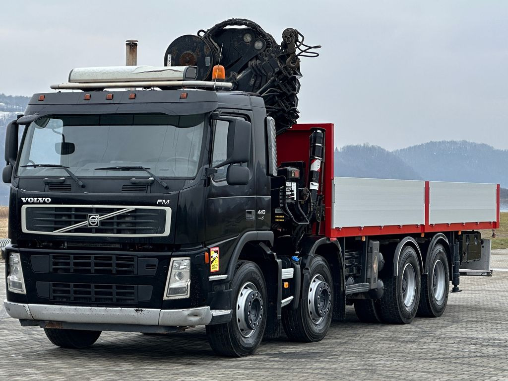 Volvo FM 440* HIAB 377 E-7 HIDUO + FUNK / 8x4 - Грузовик бортовой/ Платформа, Автоманипулятор: фото 4 Volvo FM 440* HIAB 377 E-7 HIDUO + FUNK / 8x4 - Грузовик бортовой/ Платформа, Автоманипулятор: фото 4