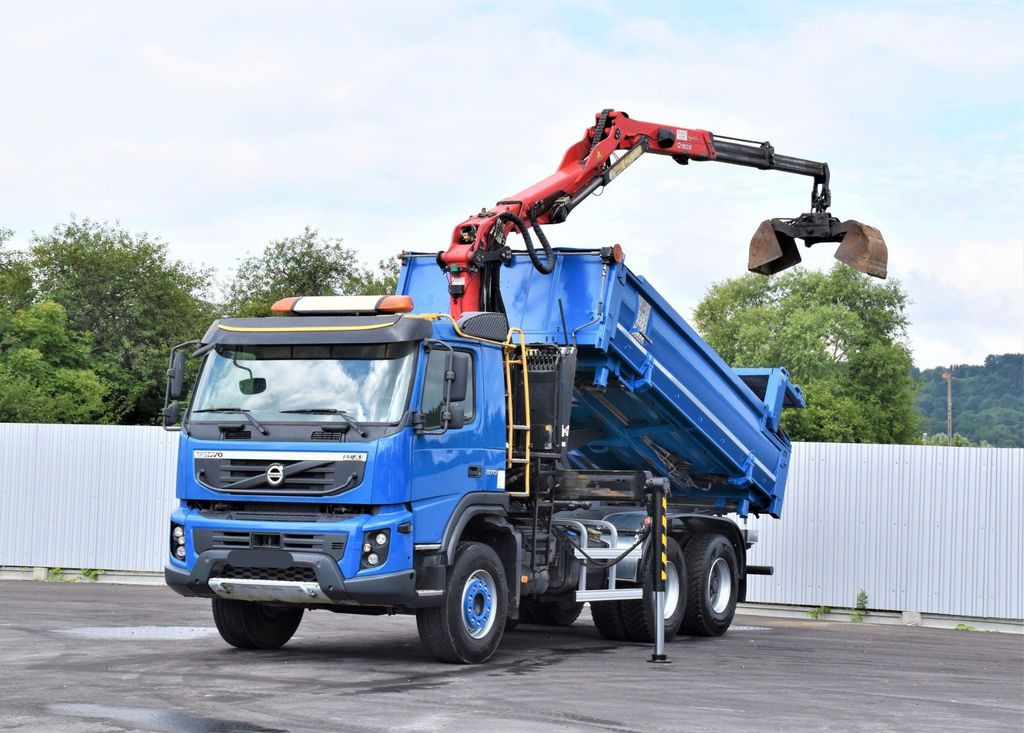 Volvo FMX 370 Kipper 4,90m *EPSILON Q150Z/FUNK*6x4 - Самосвал, Автоманипулятор: фото 2 Volvo FMX 370 Kipper 4,90m *EPSILON Q150Z/FUNK*6x4 - Самосвал, Автоманипулятор: фото 2