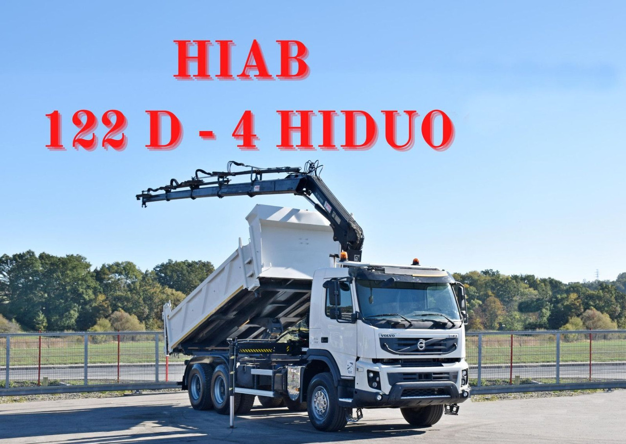 Volvo FMX 410 Kipper 5,20m*HIAB 122 D-4 HIDUO/FUNK*6x4 - Самосвал: фото 1 Volvo FMX 410 Kipper 5,20m*HIAB 122 D-4 HIDUO/FUNK*6x4 - Самосвал: фото 1