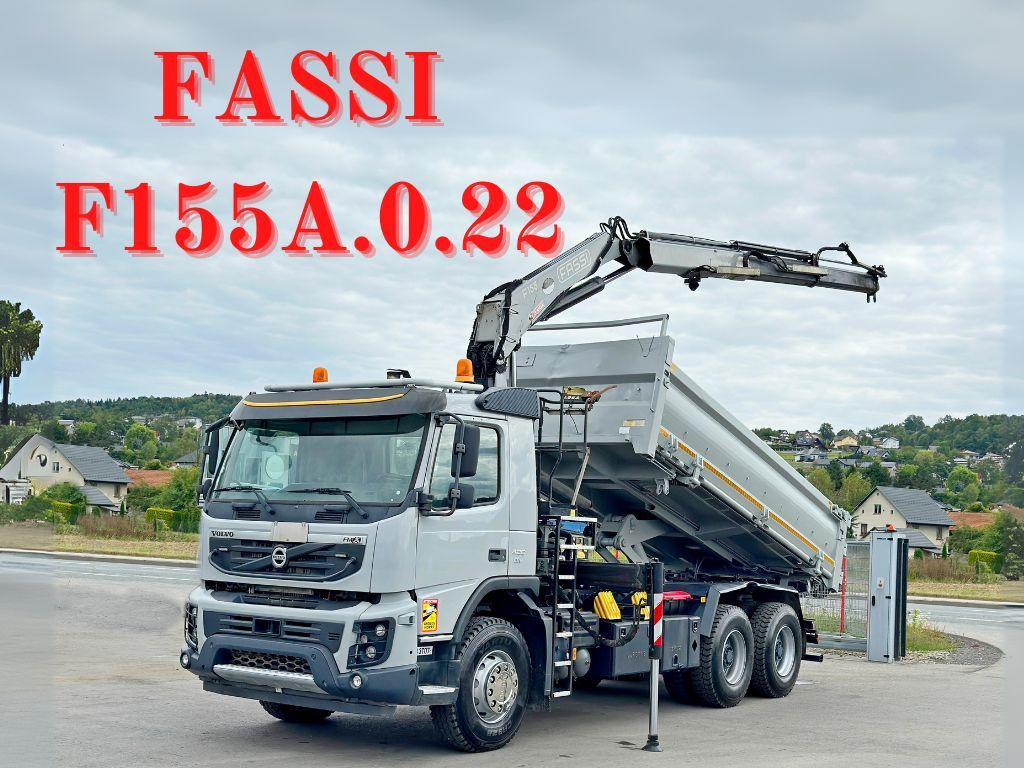Volvo FMX 420 Kipper 5,10m *FASSI F155A.0.22+FUNK/6x4 - Автоманипулятор: фото 1 Volvo FMX 420 Kipper 5,10m *FASSI F155A.0.22+FUNK/6x4 - Автоманипулятор: фото 1
