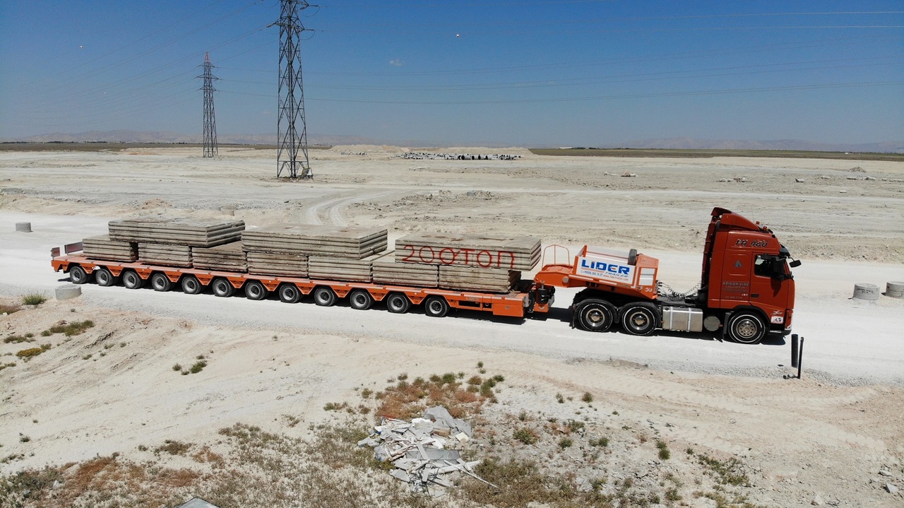 Новый Низкорамный полуприцеп LIDER 2025 Model 200 TONS CAPACITY New Productions Directly From Manufacture: фото 12