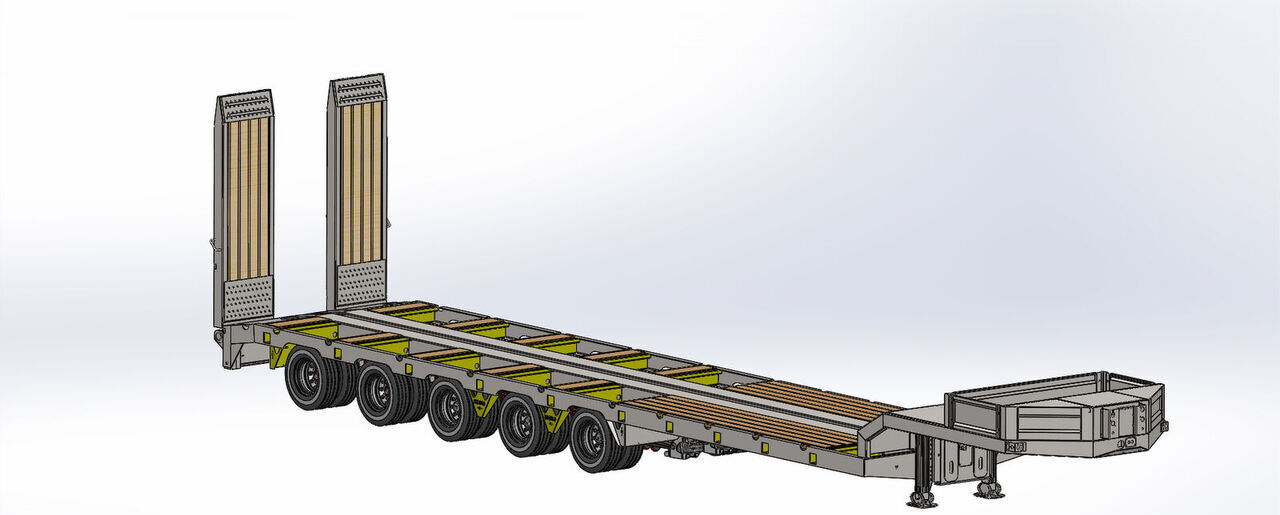 Новый Низкорамный полуприцеп LIDER NEW 2025 MODELS YEAR LIDER TRAILER: фото 10