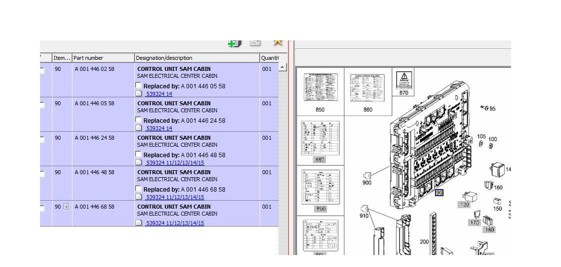 CONTROL UNIT SAM CABIN ACTROS MP4 - Блок управления для Грузовиков: фото 4 CONTROL UNIT SAM CABIN ACTROS MP4 - Блок управления для Грузовиков: фото 4