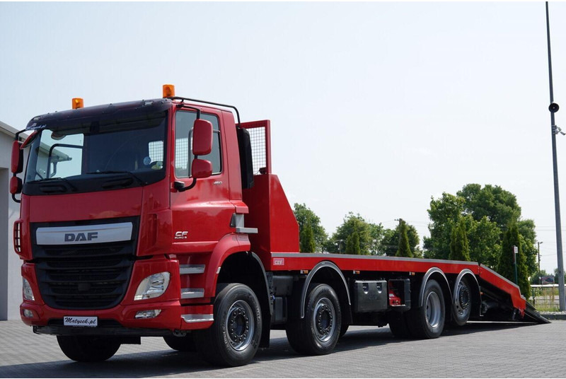 DAF CF 460 / 8x2/ LAWETA / PLATFORMA / NAJAZDY HYDRAULICZNE / WYCIĄ - Эвакуатор: фото 1 DAF CF 460 / 8x2/ LAWETA / PLATFORMA / NAJAZDY HYDRAULICZNE / WYCIĄ - Эвакуатор: фото 1