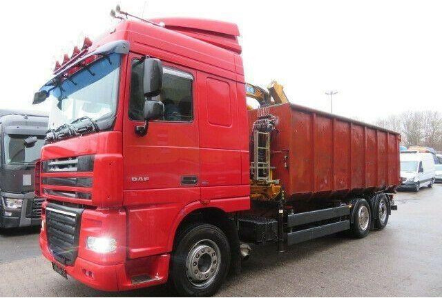 Портальный бункеровоз DAF XF105.410 6x2 Container + Crane: фото 6