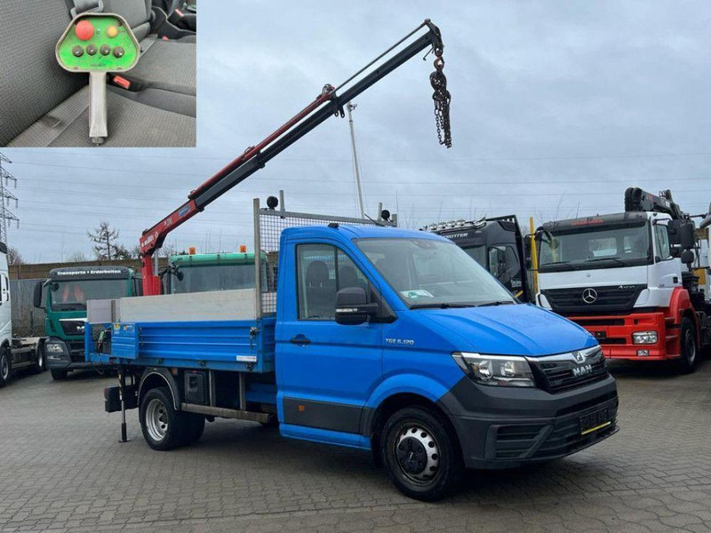 MAN TGE 6.120 Flatbed + Crane Maxilift ML 270 L.3H - Грузовик бортовой/ Платформа, Автоманипулятор: фото 4 MAN TGE 6.120 Flatbed + Crane Maxilift ML 270 L.3H - Грузовик бортовой/ Платформа, Автоманипулятор: фото 4