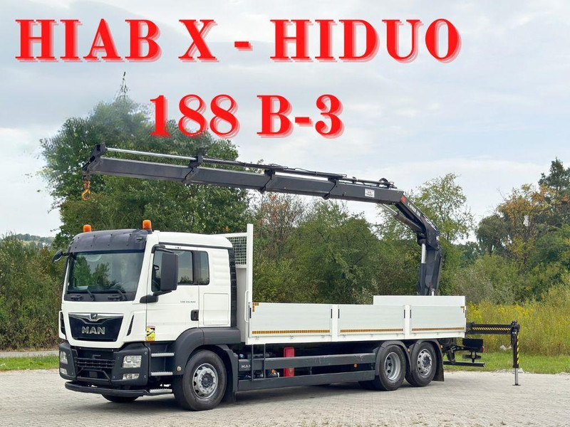 MAN TGS 26.460 * HIAB X - HIDUO 188 B-3 + FUNK* TOP - Грузовик бортовой/ Платформа, Автоманипулятор: фото 1 MAN TGS 26.460 * HIAB X - HIDUO 188 B-3 + FUNK* TOP - Грузовик бортовой/ Платформа, Автоманипулятор: фото 1
