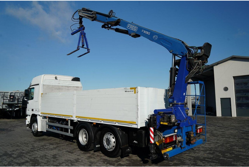 Mercedes-Benz ACTROS 2548 / 6x2 / BURTOWA - 6,5 M / OŚ PODNOSZONA / HDS FASSI - Грузовик бортовой/ Платформа, Автоманипулятор: фото 3 Mercedes-Benz ACTROS 2548 / 6x2 / BURTOWA - 6,5 M / OŚ PODNOSZONA / HDS FASSI - Грузовик бортовой/ Платформа, Автоманипулятор: фото 3