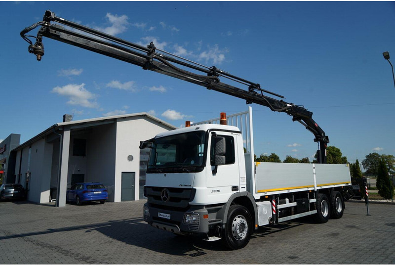 Mercedes-Benz ACTROS 2636 / 6x4 / SKRZYNIOWY 7 M + HDS HIAB -  WYSÓW 12,6 M / - Грузовик бортовой/ Платформа, Автоманипулятор: фото 2 Mercedes-Benz ACTROS 2636 / 6x4 / SKRZYNIOWY 7 M + HDS HIAB -  WYSÓW 12,6 M / - Грузовик бортовой/ Платформа, Автоманипулятор: фото 2