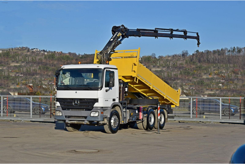 Mercedes-Benz ACTROS 2636 * TEREX 165.2E - A4 + FUNK/6x4 - Самосвал, Автоманипулятор: фото 2 Mercedes-Benz ACTROS 2636 * TEREX 165.2E - A4 + FUNK/6x4 - Самосвал, Автоманипулятор: фото 2