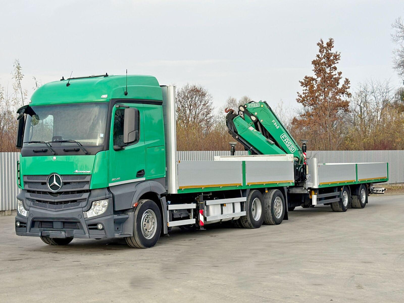 Mercedes-Benz ACTROS 2645 * FASSI F 345.24 + FUNK + Anhänger - Грузовик бортовой/ Платформа, Автоманипулятор: фото 4 Mercedes-Benz ACTROS 2645 * FASSI F 345.24 + FUNK + Anhänger - Грузовик бортовой/ Платформа, Автоманипулятор: фото 4