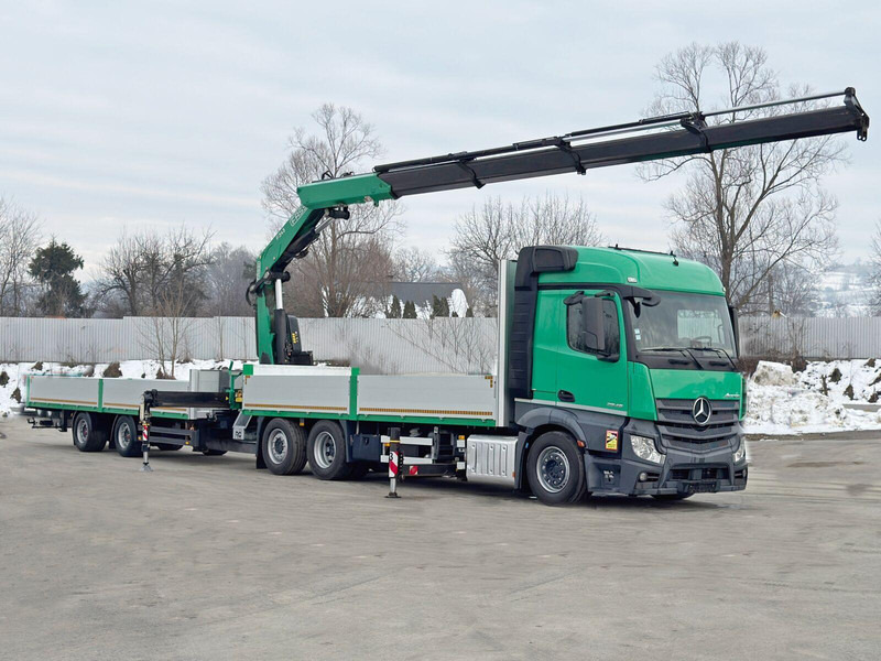 Mercedes-Benz ACTROS 2645 * FASSI F345.24 + FUNK + Anhänger - Грузовик бортовой/ Платформа, Автоманипулятор: фото 2 Mercedes-Benz ACTROS 2645 * FASSI F345.24 + FUNK + Anhänger - Грузовик бортовой/ Платформа, Автоманипулятор: фото 2