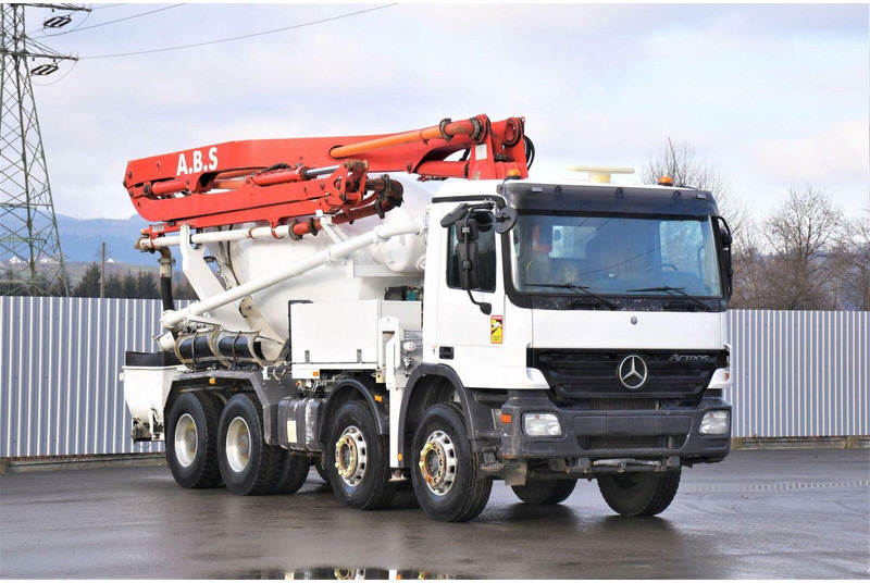 Mercedes-Benz ACTROS 3241* Betonpumpe 21m *8x4 * Top Zustand - Автобетононасос: фото 1 Mercedes-Benz ACTROS 3241* Betonpumpe 21m *8x4 * Top Zustand - Автобетононасос: фото 1