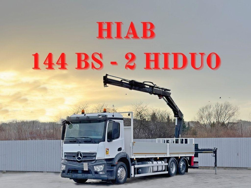Mercedes-Benz ANTOS 2543* HIAB 144 BS - 2 HIDUO /FUNK - Грузовик бортовой/ Платформа: фото 1 Mercedes-Benz ANTOS 2543* HIAB 144 BS - 2 HIDUO /FUNK - Грузовик бортовой/ Платформа: фото 1