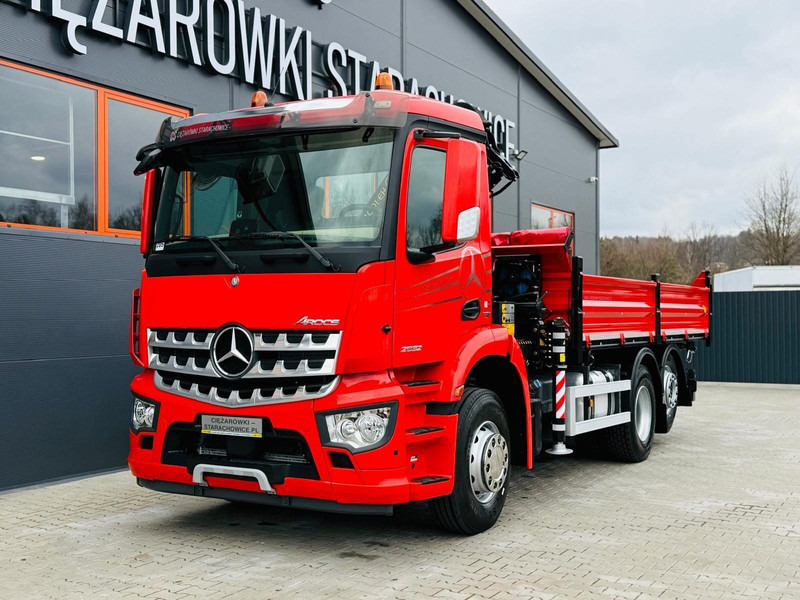 Mercedes-Benz AROCS 2532 // E6 // wywrotka 3-Stronna + PALFINGER PK 14001-EH / - Самосвал, Автоманипулятор: фото 2 Mercedes-Benz AROCS 2532 // E6 // wywrotka 3-Stronna + PALFINGER PK 14001-EH / - Самосвал, Автоманипулятор: фото 2